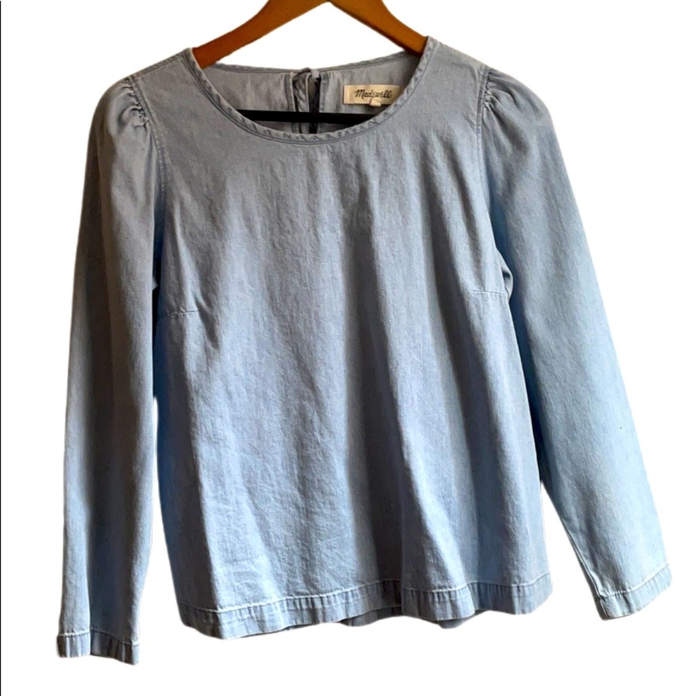 Madewell three-quarter length sleeve blouse